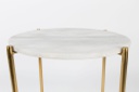 Sivupöytä marmori TIMPA, valkoinen