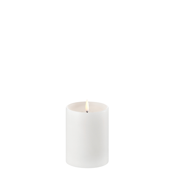 LED kynttilä, Nordic white 7,8 x10 cm, kovera