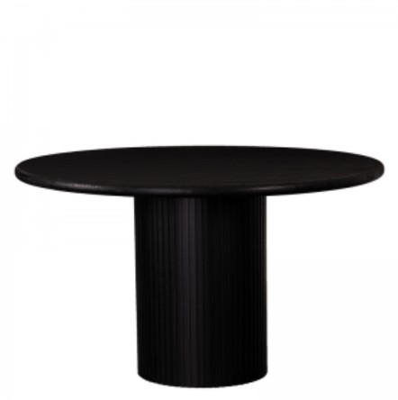 Ruokapöytä WILMINGTON musta ø130 cm