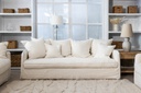 Giselle sohva NewLin valkoinen pellava 205 cm