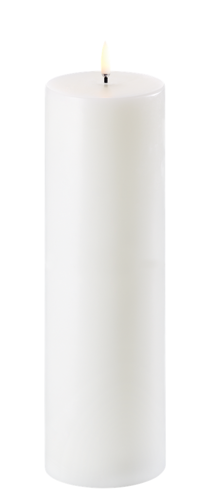 LED kynttilä, Nordic white 7,8 x25 cm, suora