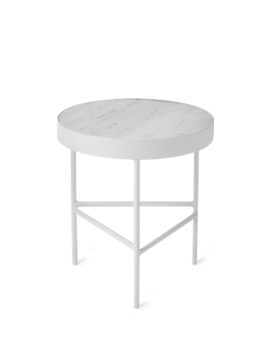 [9308] Ferm Living marmori sivupöytä