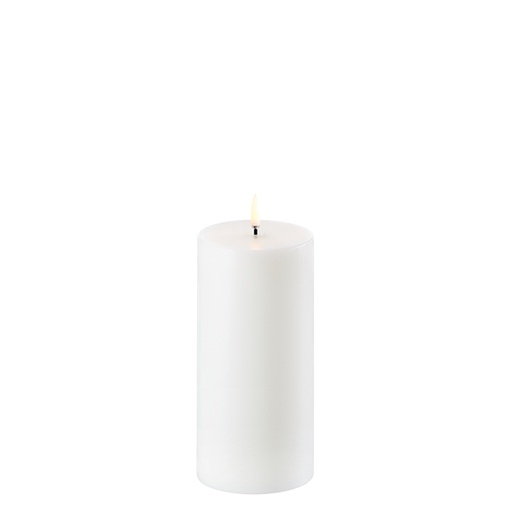 [UL-PI-NW-C78015] LED kynttilä, Nordic white 7,8 x15cm, suora