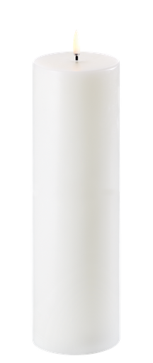 [UL-PI-NW-C78025] LED kynttilä, Nordic white 7,8 x25 cm, suora
