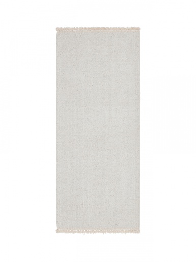 [1562-96-002] Villamatto JOHN 70x200 cm luonnonvalkoinen